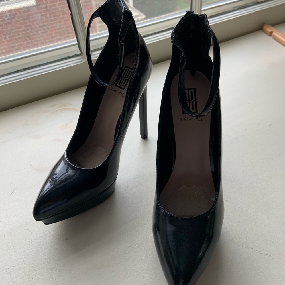 Black platform just fab heels